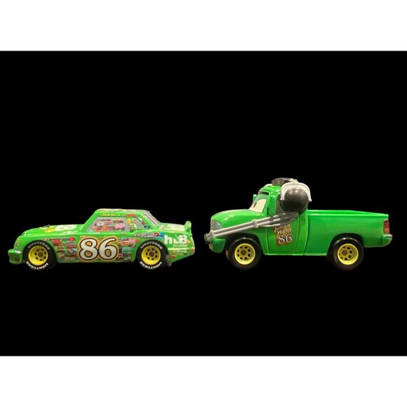 Disney Pixar‎ Cars Chick Hicks & Crew Chief Pick-Up Loose Die-cast Lot, Rare - Picture 4 of 7
